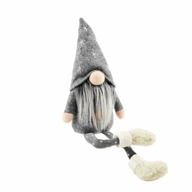 Mudpie Grey Neutral Decorative Hat Gnome Collection