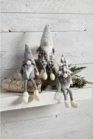 Mudpie Grey Neutral Decorative Hat Gnome Collection