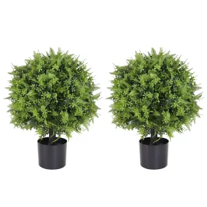 Mypoetree Artificial Boxwood Outdoor Topiary Trees