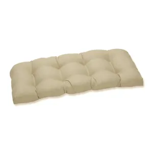 Outdoor/Indoor Rave Driftwood Wicker Loveseat Cushion