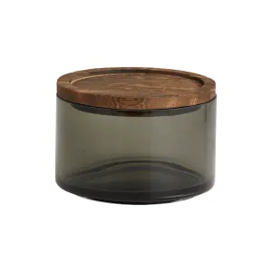 Paulownia storage | Smoked glass 12x8.5cm