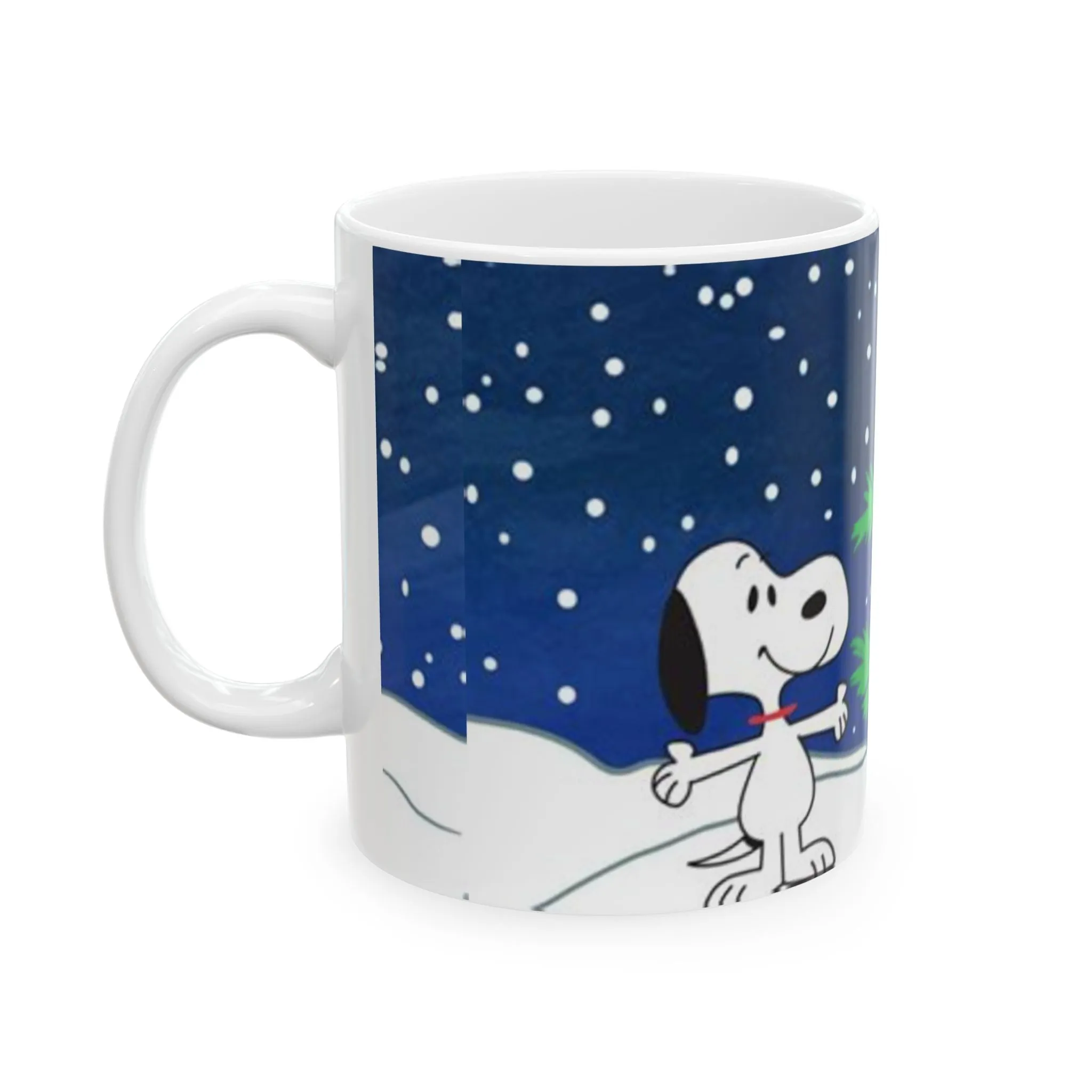 Princess Grace Charlie Brown Christmas Ceramic Mug - Perfect Holiday Gift