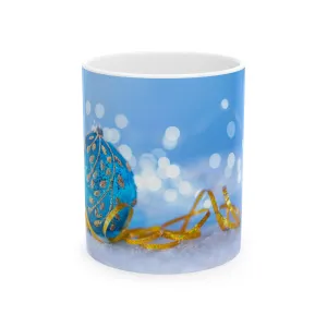 Princess Grace Winter Wonderland Ceramic Mug - Festive Holiday Coffee Cup (11oz, 15oz)