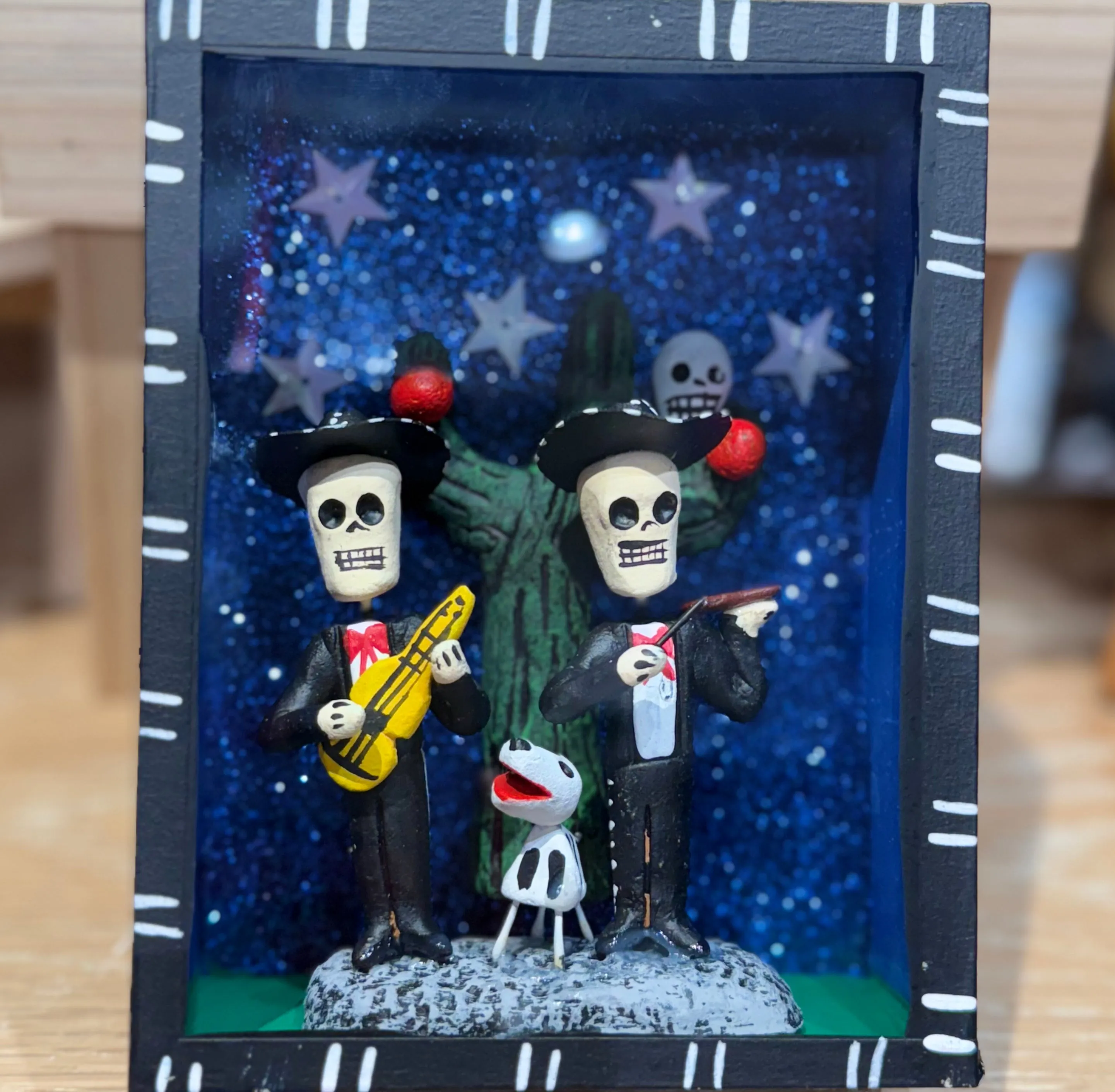 "Muertos" Day of the Dead Shadow Boxes (Medium)