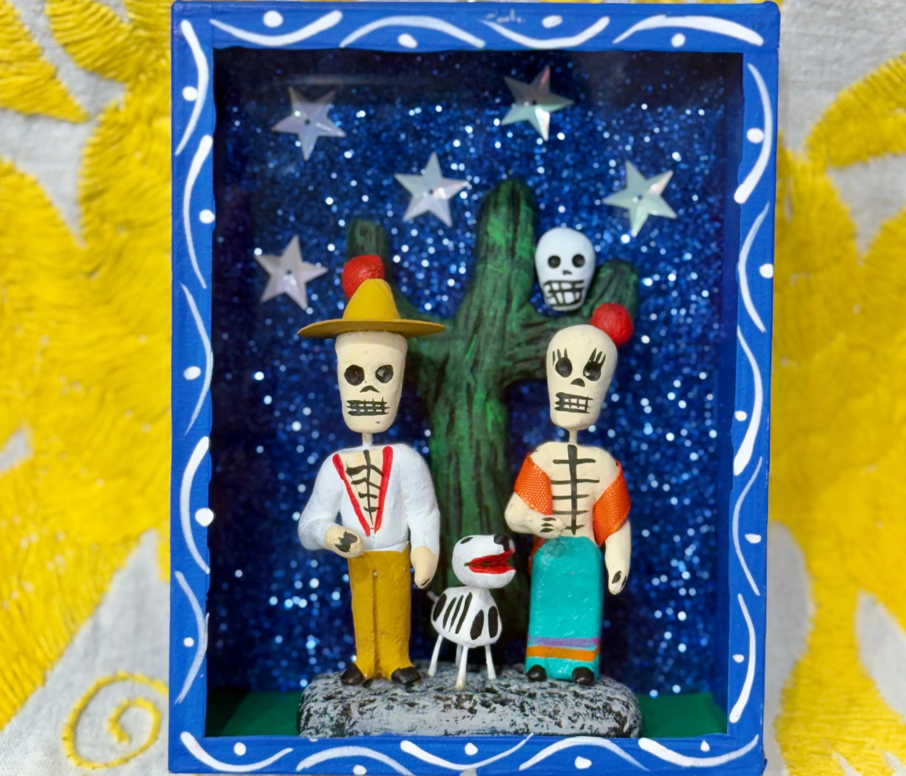 "Muertos" Day of the Dead Shadow Boxes (Medium)