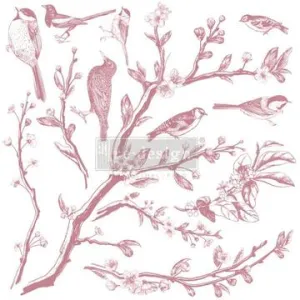 REDESIGN PRIMA CLEAR ALIGNED DÉCOR STAMPS - SPRINGTIME