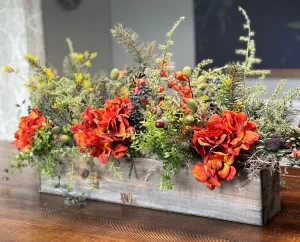 Rustic Fall Florals Centerpiece