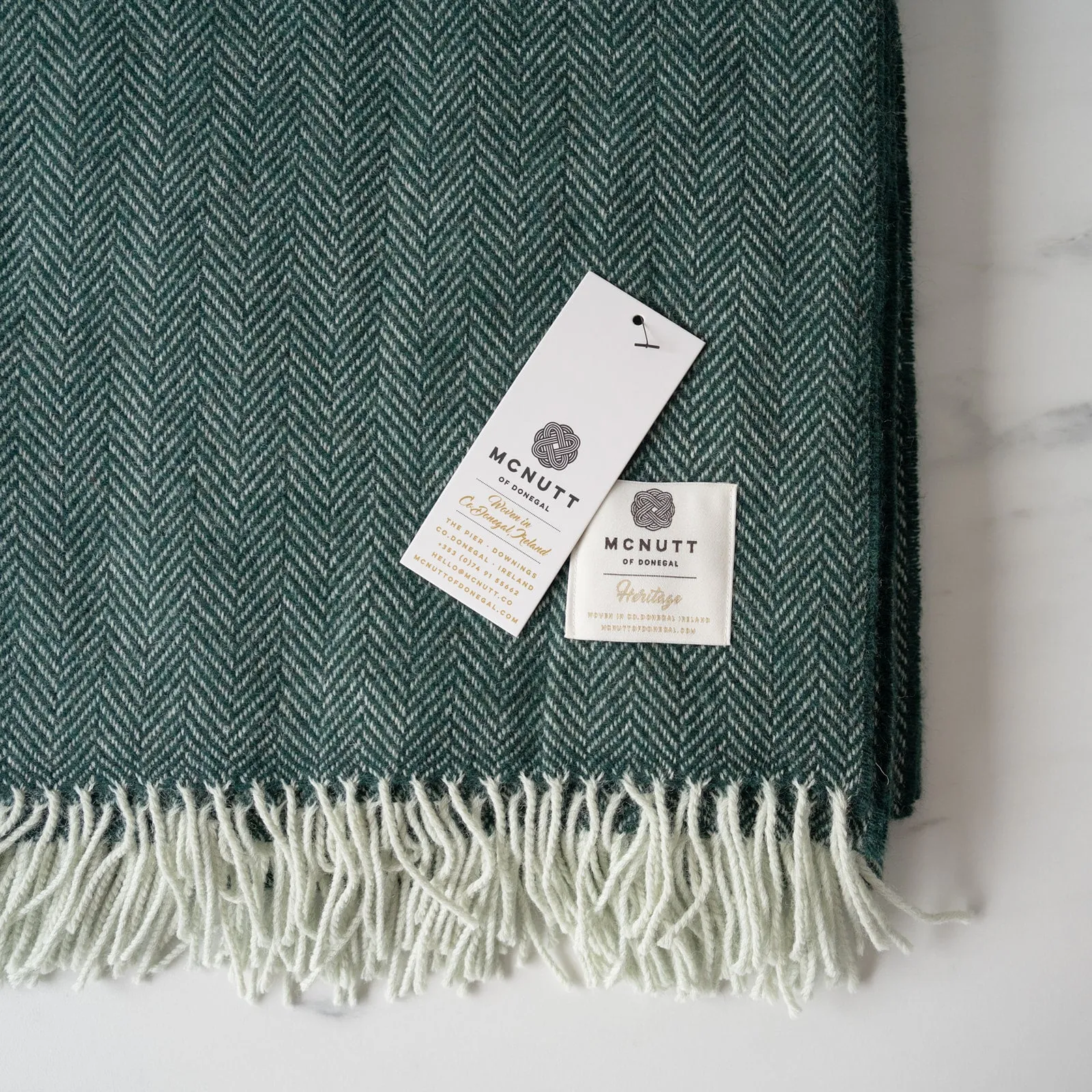 Spruce Green Wool Blanket