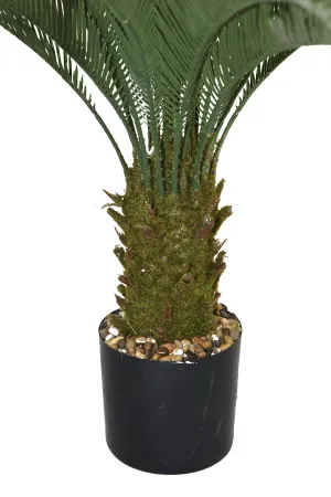 Tall Artificial Faux Real Touch Cycas Palm Tree | Indoor/Outdoor