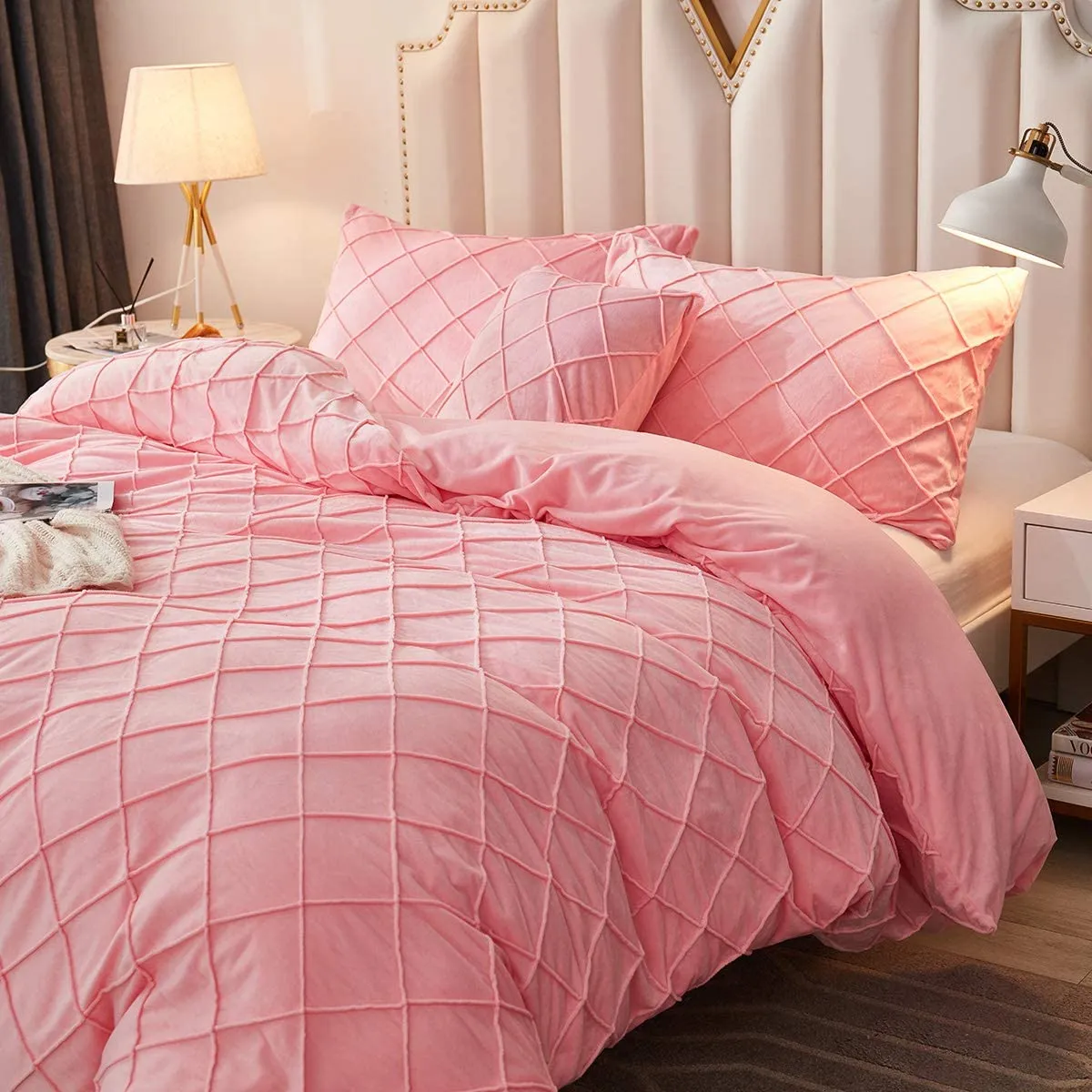 The Softy Diamond Pink Bed Set