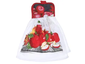 TIE HAND TOWEL (FRESH APPLES)