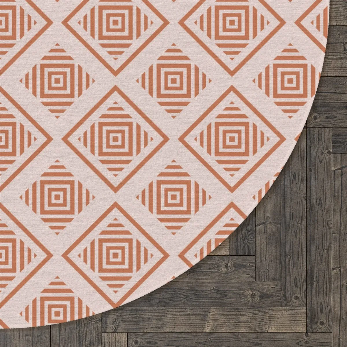 Unique Geometric Rug