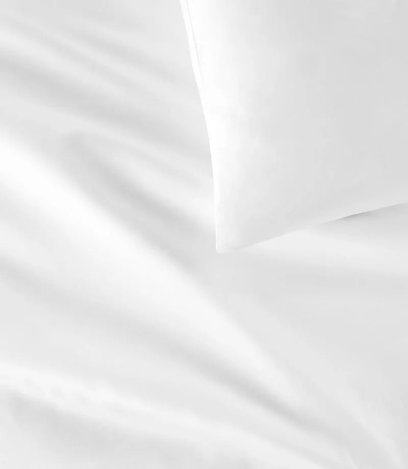 Virtuoso White Sateen Bedding by Peacock Alley