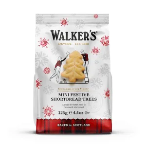 Walkers Shortbread Mini Festive Trees Bag 4.4oz