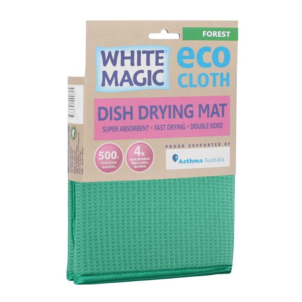 White Magic Microfibre Dish Drying Mat Forest